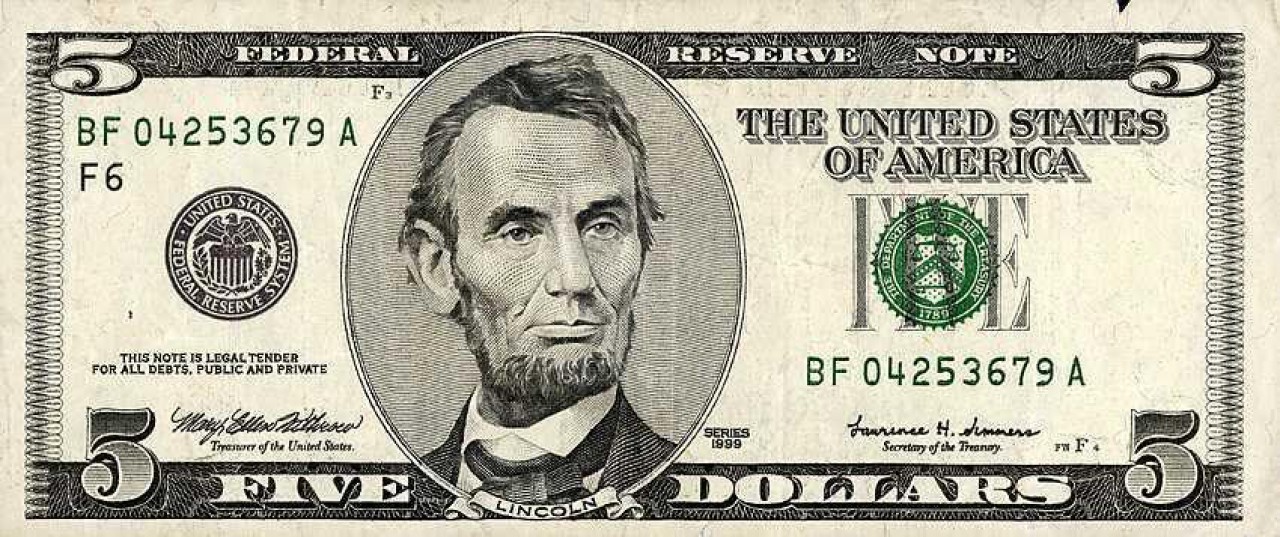 Five Dollar bill 
